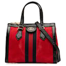 Red Gucci Small Suede Ophidia Satchel