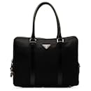 Black Prada Tessuto Handbag Tote Bag