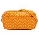 Orange Goyard Goyardine Sac Cap Vert Crossbody Bag