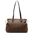 Sac à bandoulière marron Louis Vuitton Damier Ebene Chelsea