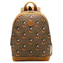 Brown Gucci Micro GG Mickey Mouse Dome Backpack