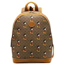 Sac à dos marron Gucci Micro GG Mickey Mouse Dome