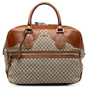 Gray Gucci Diamante Travel Bag