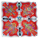 Pañuelo de seda con estampado multicolor - Hermès