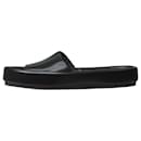 Black slip on leather sandals - size EU 39 - Khaite
