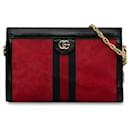 Red Gucci Small Ophidia Chain Crossbody