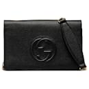 Gucci Black Soho Wallet on Chain