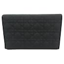 VINTAGE NEUF PORTEFEUILLE CHISTIAN DIOR 50 ANS TOILE CANNAGE NOIR LIMITEE WALLET - Christian Dior