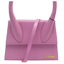NEW JACQUEMUS LE GRAND CHIQUITO HANDBAG 213BA003 IN PINK LEATHER HAND BAG - Jacquemus