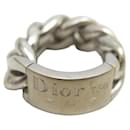 CHRISTIAN DIOR CURB RING 50 WEISSES GOLD 18K 13.2G WEISSGOLDENER RING - Christian Dior