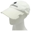BALENCIAGA BE DIFFERENT CAP 713931 T 57 M COTTON WHITE COTTON CAP HAT - Balenciaga