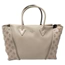 NEUF SAC A MAIN VUITTON CABAS W TOTE PM CUIR VEAU CACHEMIRE TAUPE HAND BAG - Louis Vuitton