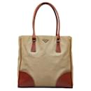 Prada Canvas Tote Handle Bag Canvas Handbag in Good condition