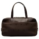 Burberry Nylon & Leather Handbag Canvas Handbag in Good condition