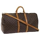 Louis Vuitton Monogram Keepall Bandouliere 60 Boston Bag M.41412 LV Auth ki4080