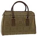 GIVENCHY Hand Bag Canvas Beige Auth 67114 - Givenchy