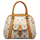 Weiße Louis Vuitton Monogram Multicolore Priscilla Handtasche 