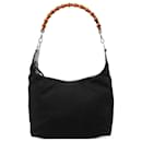 GUCCI Shoulder bags Patent leather Black Bamboo - Gucci