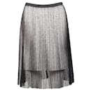 Black And White Lace Skirt - Autre Marque