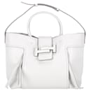 Tod's lined T Tote Bag in White Leather
