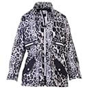 Jaqueta cinza com estampa de leopardo - Autre Marque