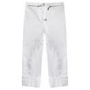 Pantalones cortos blancos Chanel & Karl Lagerfeld 2009 / capri