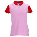 Tommy Hilfiger Polo Slim Fit para mujer en algodón rosa