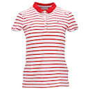 Tommy Hilfiger Slim Fit Poloshirt für Damen aus roter Baumwolle