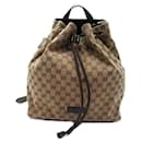 GG Canvas Drawstring Backpack 449175 - Gucci