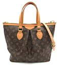 Louis Vuitton Monogram Palermo PM Canvas Shoulder Bag M40145 in Excellent condition