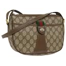 GUCCI GG Supreme Web Sherry Line Shoulder Bag Red Beige 89 02 032 Auth ep3508 - Gucci