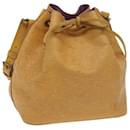 LOUIS VUITTON Epi Petit Noe Shoulder Bag Tassili Yellow M44109 LV Auth 67406 - Louis Vuitton