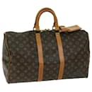 Louis Vuitton-Monogramm Keepall 45 Boston Bag M.41428 LV Auth ki4095
