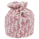 Christian Dior Purse Pouch Pile Pink Auth bs12389