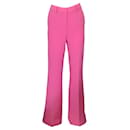 DMN Fuchsia Pink Paula Crepe Trousers / Pants - Autre Marque