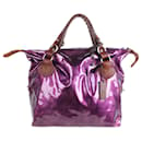 Purple Patent Leather Handbag - Autre Marque