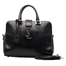 Yves Saint Laurent Leather Monogram Baby Cabas Leather Shoulder Bag 472466 in Good condition