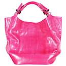 Pink Python  Leather Handbag - Autre Marque