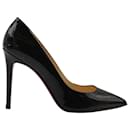 Zapatos de salón Christian Louboutin Pigalle en charol negro