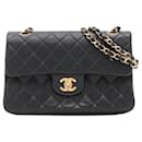 Black small lambskin vintage 1997 Classic Double Flap - Chanel