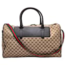 Gucci GG Dionysus Monogram Boston Duffle Travel Bag