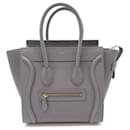 Leather Luggage Tote Bag - Autre Marque