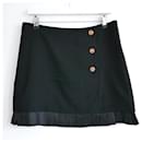 Versace Medusa Button Mini Skirt
