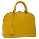 LOUIS VUITTON Epi Alma PM Hand Bag Yellow Citron M40619 LV Auth 67194 - Louis Vuitton