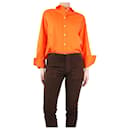 Orange cotton shirt - size S - Frame Denim