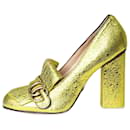 Sapatos com franjas Gold GG Marmont - tamanho UE 38 - Gucci