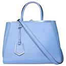 Blau 2Jours Tasche mit Henkel - Fendi