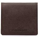 Burberry Brown Leather Coin Pouch