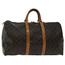 Louis Vuitton-Monogramm Keepall 50 Boston Bag M.41426 LV Auth 52878