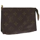 Louis Vuitton Monogramm Poche Toilette 15 Beutel M.47546 LV Auth fm3240